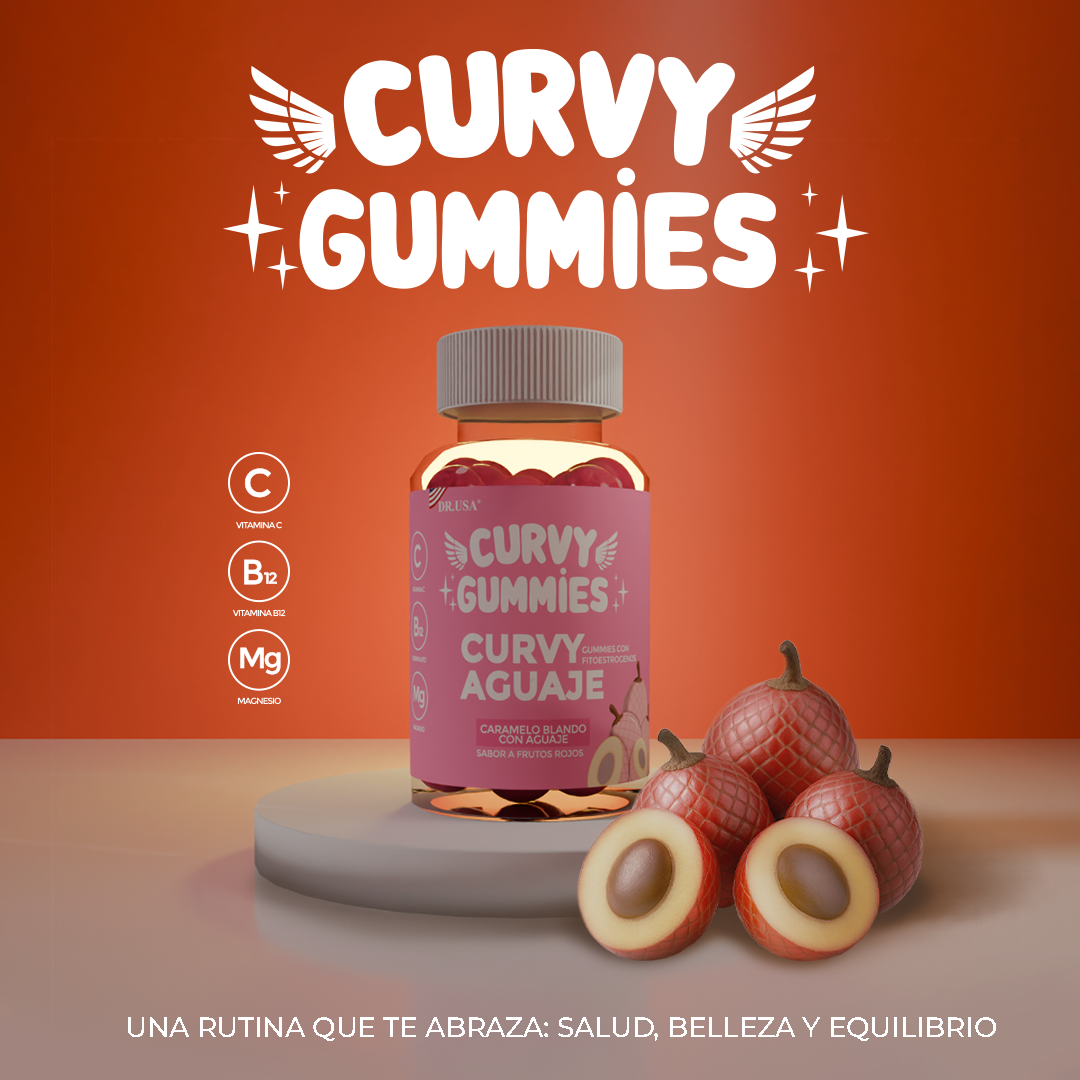 🌸 Curvy Gummies – ¡Moldea tu figura de forma natural y deliciosa!