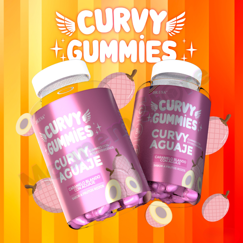 🌸 Curvy Gummies – ¡Moldea tu figura de forma natural y deliciosa!
